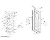 Схема №1 GSN33VW32 Bosch с изображением Панель для холодильника Bosch 11025191