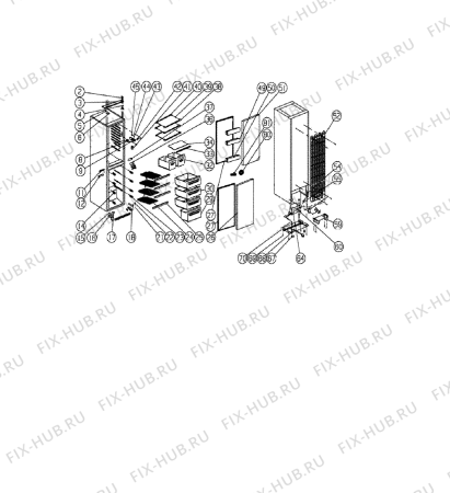 Схема №1 ART576A (F090503) с изображением Всякое для стиральной машины Indesit C00318640
