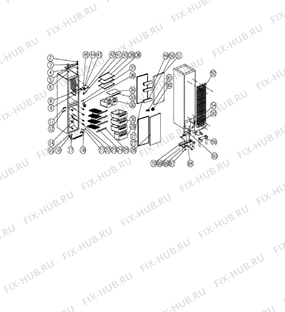 Схема №1 ART576A (F090503) с изображением Запчасть для стиральной машины Indesit C00334108