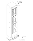 Схема №1 A82700GNW0 с изображением Дверь для холодильника Aeg 140043263361