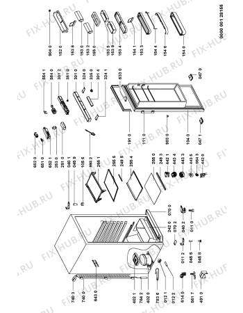 Схема №1 KRVA 3800/2 с изображением Рамка для холодильной камеры Whirlpool 481246079045