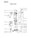 Схема №1 FMD24411/1PB с изображением Выключатель для кофеварки (кофемашины) Krups SS-202588