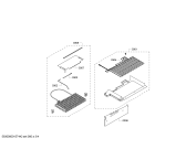 Схема №1 P1KNB4616B с изображением Вставка для яиц для холодильной камеры Bosch 00644818