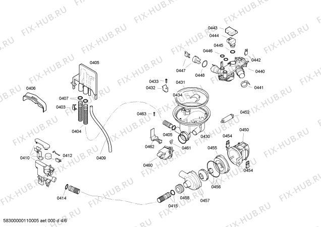 Схема №1 SGD85E02AU с изображением Модуль управления для посудомоечной машины Bosch 00499871