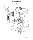 Схема №1 4GMEDC100YQ с изображением Обшивка для электросушки Whirlpool 482000013134