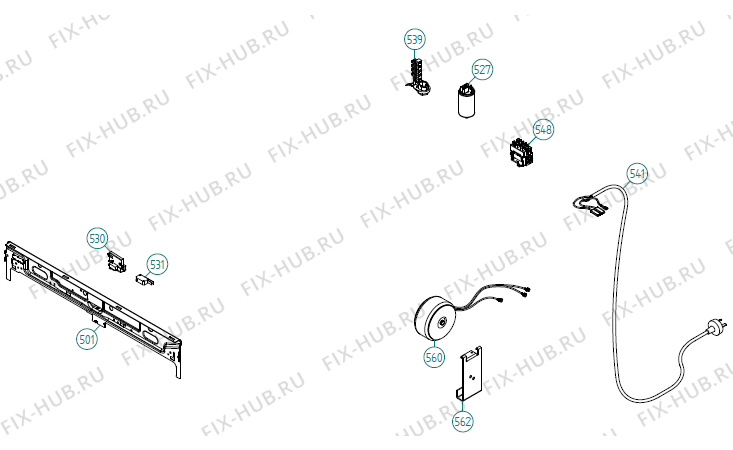 Взрыв-схема стиральной машины Gorenje DAM6 vented 440V 60Hz BE   -Titanium (900004540, TD70.C) - Схема узла 05