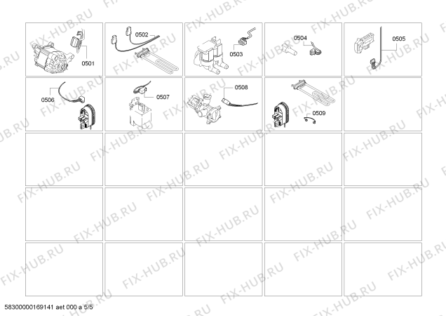 Схема №1 WM08B060HK IQ100 с изображением Наклейка для стиральной машины Siemens 00628237