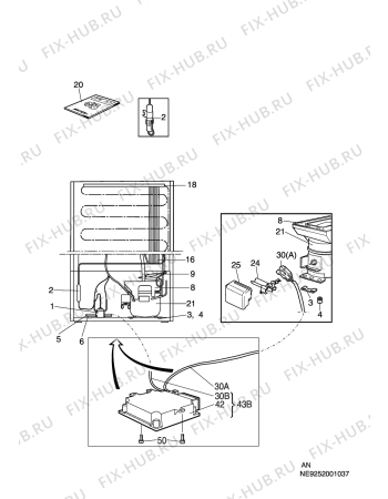 Взрыв-схема холодильника Privileg 658754-7/40146 - Схема узла C10 Cold, users manual