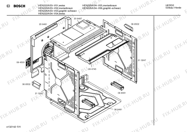 Схема №1 HEN220A с изображением Панель управления для электропечи Bosch 00295036