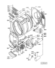 Схема №1 3RLGR5435HQ с изображением Запчасть для электросушки Whirlpool 481950618021