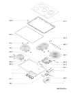 Схема №1 AKM 970/G/IX с изображением Затычка для электропечи Whirlpool 481244039259