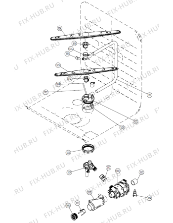 Взрыв-схема посудомоечной машины Gorenje DM 180 SE   -Titanium (900001047, DW20.1) - Схема узла 03