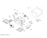 Схема №2 HBC84K571 с изображением Набор кнопок для электропечи Bosch 00606201