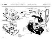 Схема №1 0727900026 BDA3200 с изображением Ручка для утюга (парогенератора) Bosch 00120454