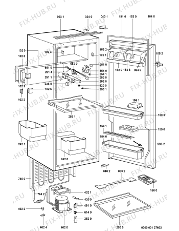Схема №1 KVIC 1369 с изображением Конденсатор для холодильника Whirlpool 481251148255