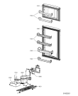 Схема №1 WBM 518 с изображением Дверца для холодильной камеры Whirlpool 482000005149