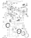 Схема №1 WAK 9790 с изображением Декоративная панель для стиральной машины Whirlpool 481245311057