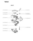 Схема №1 291288 с изображением Ручка для электроутюга Tefal CS-00094448