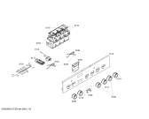Схема №2 CH10420 с изображением Панель управления для электропечи Bosch 00667417