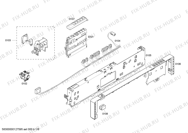 Схема №1 DW44FI с изображением Другое Bosch 00492036