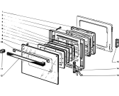 Схема №1 C805BPGEAWHFR (F010371) с изображением Колечко для духового шкафа Indesit C00123641