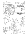 Схема №1 ADG 7430 с изображением Модуль (плата) управления для посудомоечной машины Whirlpool 480140102788