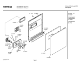 Схема №1 SE24A665 Extraklasse с изображением Передняя панель для посудомойки Siemens 00438341