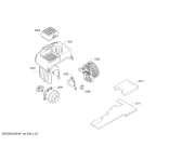 Схема №1 BGL4SIL69W GL-40 Silence с изображением Крышка для мини-пылесоса Bosch 11003759