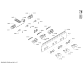 Схема №1 PHCB595550 с изображением Ручка конфорки для электропечи Bosch 00631127