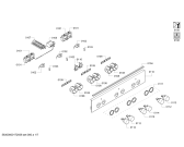 Схема №1 PHCB555055 с изображением Ручка выбора температуры для электропечи Bosch 00631129