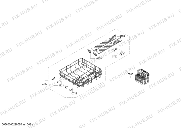 Схема №1 SMS60L08IN Silence с изображением Силовой модуль запрограммированный для посудомоечной машины Bosch 12009372