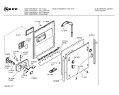 Схема №2 S4430G0 SI330 с изображением Передняя панель для посудомойки Bosch 00351798