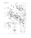 Схема №1 AWG 650 WP с изображением Обшивка Whirlpool 481245219041