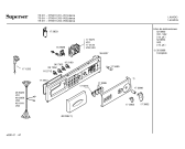 Схема №1 5TS611C TS611 с изображением Панель управления для стиралки Bosch 00358386