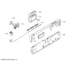Схема №2 SHU9922UC с изображением Панель управления для посудомойки Bosch 00299547