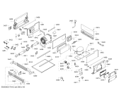 Схема №1 RF463703 с изображением Дверь для холодильной камеры Bosch 00713204