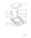 Схема №1 EOB5627X с изображением Дверь (стекло) духовки для духового шкафа Electrolux 3303344638