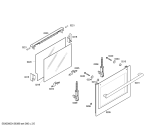Схема №3 HV33AB520 H.SE.NP.L3D.PV.GLASS.S2/.X.E0_C/// с изображением Внешняя дверь для электропечи Siemens 00672499