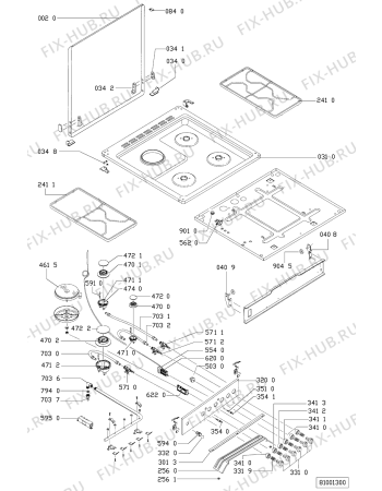 Схема №1 ACM 986 BB с изображением Втулка для электропечи Whirlpool 481944239489