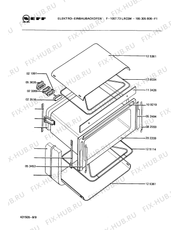 Схема №1 195305802 F-1037.53LRCSM с изображением Переключатель для плиты (духовки) Bosch 00053864