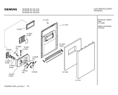 Схема №1 SF24A261 с изображением Передняя панель для электропосудомоечной машины Siemens 00365126