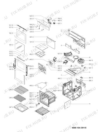 Схема №1 CLOV62IX (F091097) с изображением Инструкция по эксплуатации для плиты (духовки) Indesit C00371125