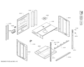 Схема №2 U17S32N3GB с изображением Панель управления для плиты (духовки) Bosch 00675532