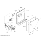 Схема №1 SHV45M33EU с изображением Рамка для посудомойки Bosch 00447495