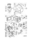 Схема №1 AVM 749 BL с изображением Рукоятка для микроволновки Whirlpool 481949878091