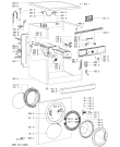 Схема №1 AWO/D 41105 с изображением Обшивка для стиральной машины Whirlpool 481245216864