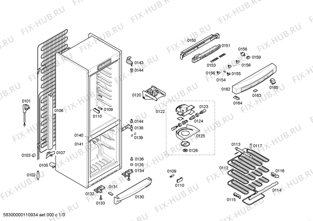 Схема №1 KG39S310 с изображением Дверь для холодильника Siemens 00240651