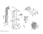 Схема №1 KG39S310 с изображением Дверь для холодильника Siemens 00240651