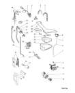 Схема №1 WMUD843BCUK (F083870) с изображением Пластина для стиралки Indesit C00303411