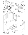 Схема №1 EV1268 с изображением Обшивка для стиралки Whirlpool 481010601546